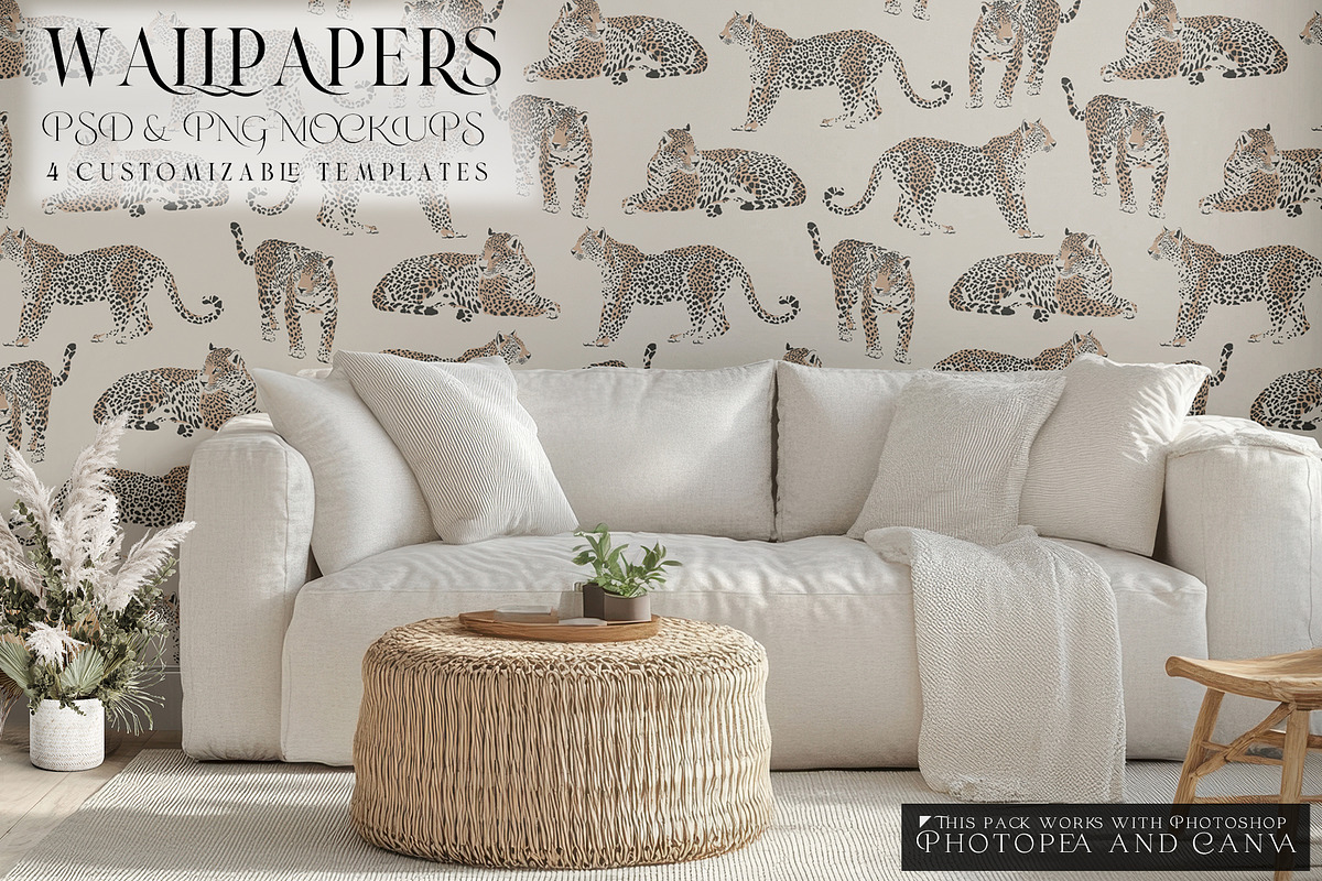 Wallpaper Mockups PSD and PNG, a Product Mockup by mock-ups (Photo 1 of 16)