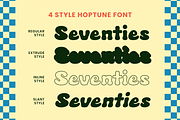 Hoptune - Retro Bold Font, a Sans Serif Font by ahweproject (Thumbnail 5 of 17)
