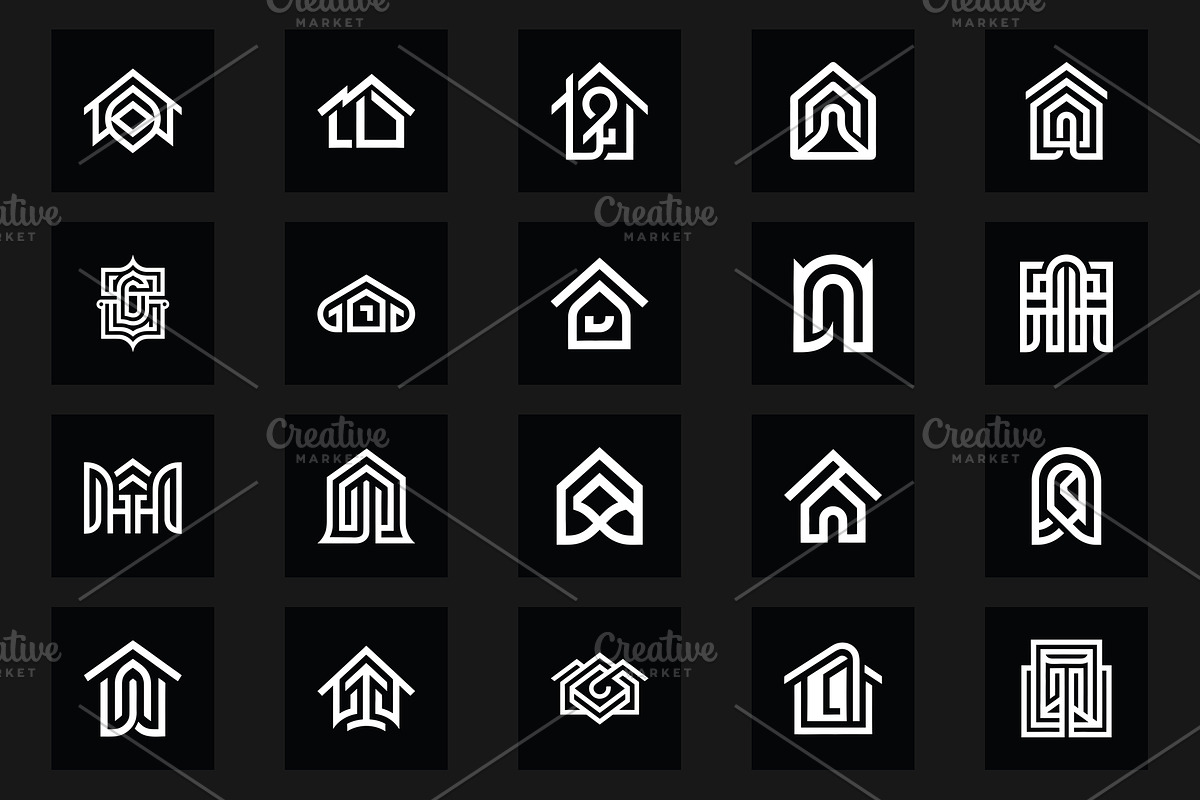 Architecture Real Estate Logo Pack, a Branding & Logo Template by Vectorium Studio (Photo 3 of 11)