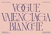 French Voyager - Chic Ligature Serif, a Serif Font by SilverStag Type Foundry (Thumbnail 9 of 23)
