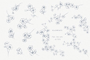 Cherry Blossom Vector Bundle, an Object Illustration by Sensual Art (Thumbnail 2 of 7)