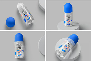 Roll On Deodorant Mockups, a Product Mockup by megostudi0