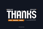 Rayneky - Sporty Font, a Sans Serif Font by Iqsiart Studio (Thumbnail 8 of 8)