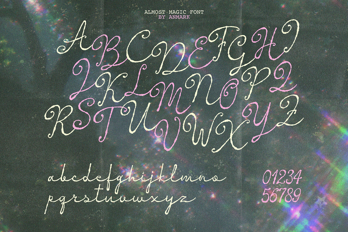 Almost Magic Whimsical Script Font, a Script Font by AnMark (Photo 6 of 11)