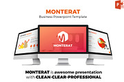 Monterat Powerpoint Template, a Presentation Template by GraStudios (Thumbnail 1 of 3)