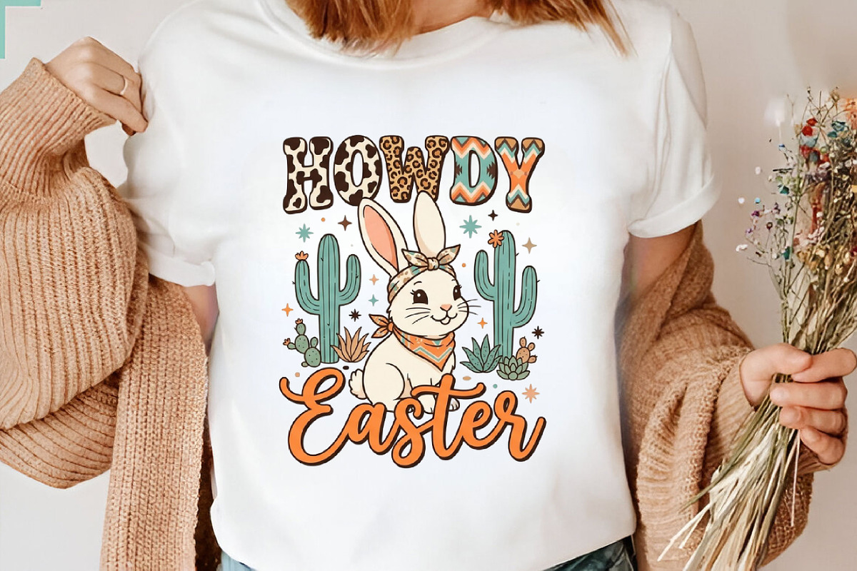 Western Easter PNG, Boho Cowgirl How, an Illustration by Designking (Photo 2 of 6)