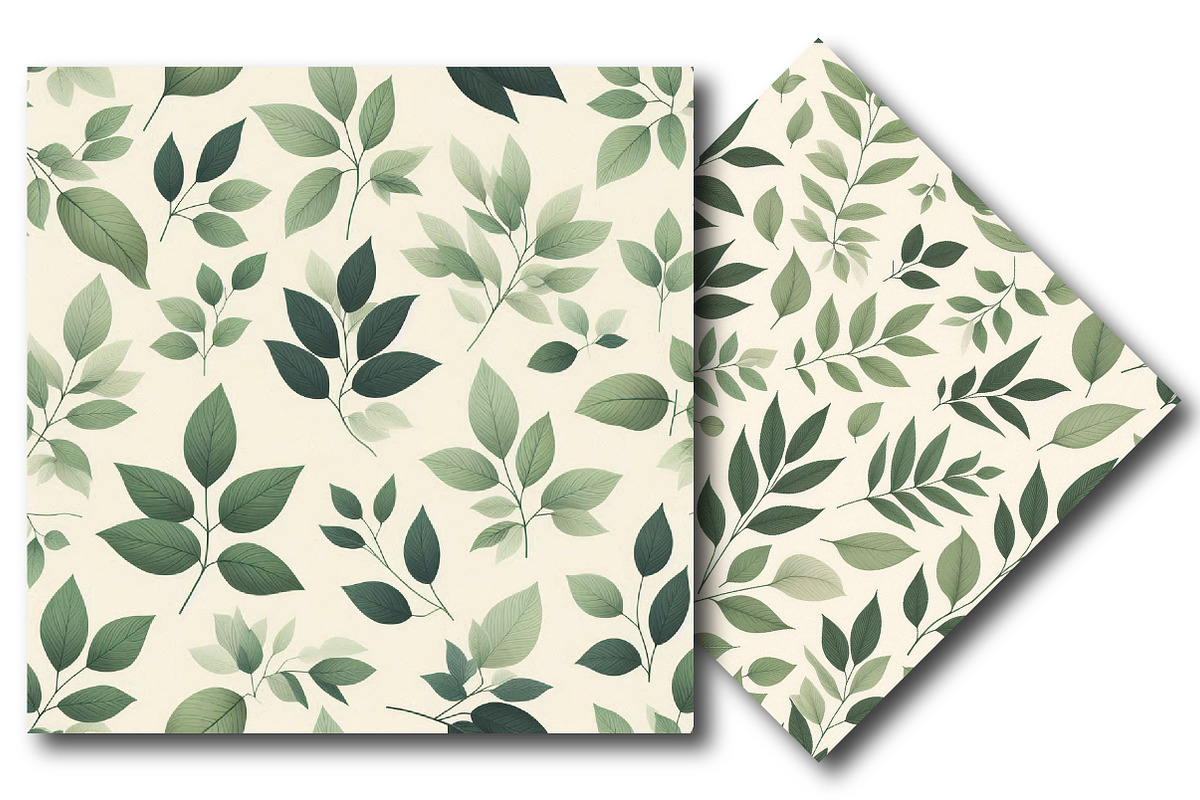A Vibrant Pattern Of Green Seamless, an Illustration by DreamPrint404 (Photo 2 of 5)