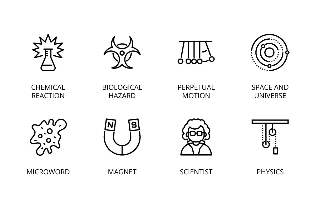 96 Science icons, an Outline Icon by vectorstank (Photo 14 of 14)