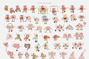 Human Organ character clipart set, an Object Graphic by @olga.angelloz (Thumbnail 2 of 2)