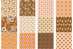 Happy Day Retro Graphics & Patterns