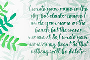 Green Love, a Script Font by Yoga Letter (Thumbnail 6 of 9)