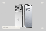 iPhone 17 Pro Mockup, an iPhone Mockup by Toasin Studio (Thumbnail 2 of 7)
