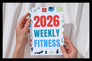 2026 Weekly Fitness Planner, a Stationery Template by Designmela01 (Thumbnail 6 of 7)