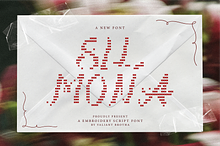 Silmona | A Embroidery Script Font