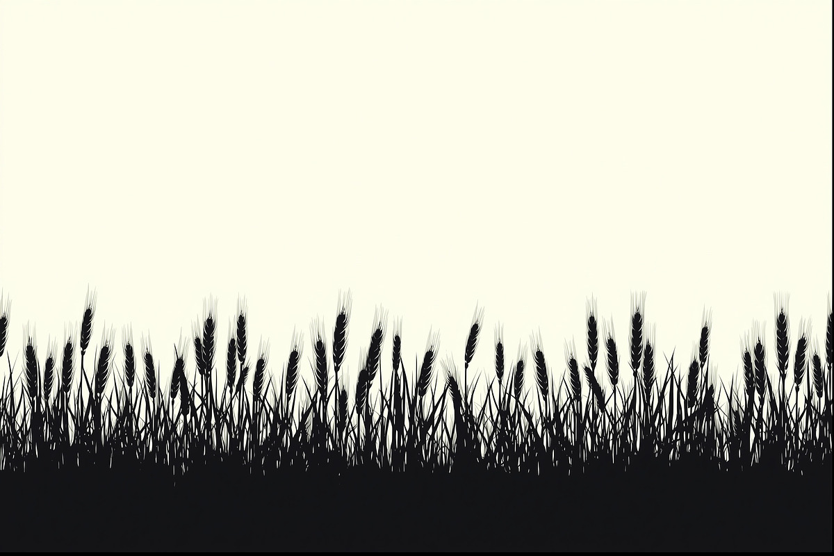 Farm Silhouette Wheat Clipart Set, an Illustration by BIPLOB EXPERT (Photo 9 of 9)
