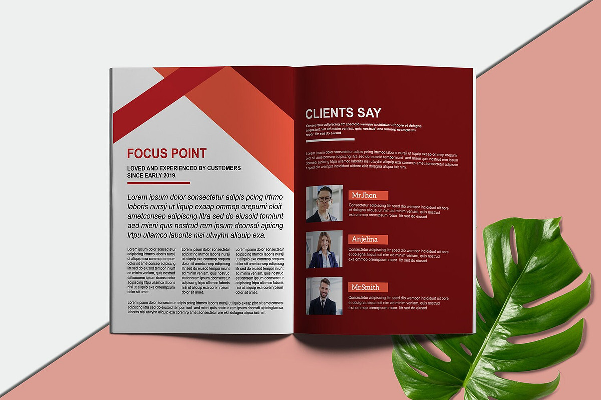 Corporate Annual Report Template, a Brochure Template by Template Shop (Photo 5 of 10)