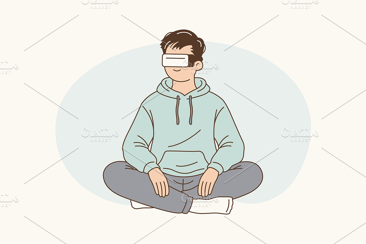 The Introvert Bubble Illustration, an Object Graphic by Jump Studio (Photo 4 of 12)