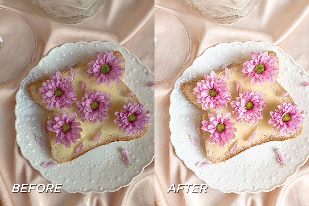 15 Food LR Presets + Video LUTs, a Preset Add-On by TheWayfarerShoppe (Photo 8 of 11)