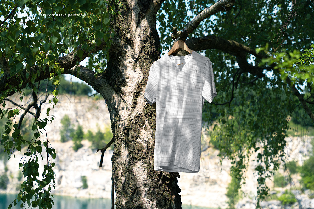 Bella Canvas 3001 Tee Birch Mockup, a Shirt Mockup by creatsy5 (Photo 2 of 3)