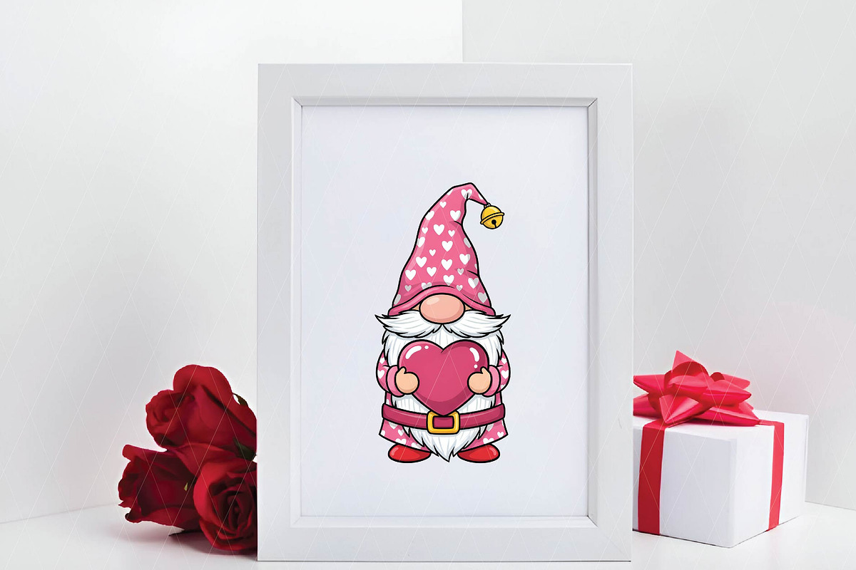 Valentine Gnomes PNG, Valentines Day, an Illustration by DreamPrint404 (Photo 6 of 8)