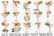 Watercolor Christmas Drink Clipart, a Seasonal Illustration by Canvas Craft (Thumbnail 4 of 10)