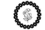 Charming daisy circle decor design, an Illustration by Amazin_art (Thumbnail 14 of 27)