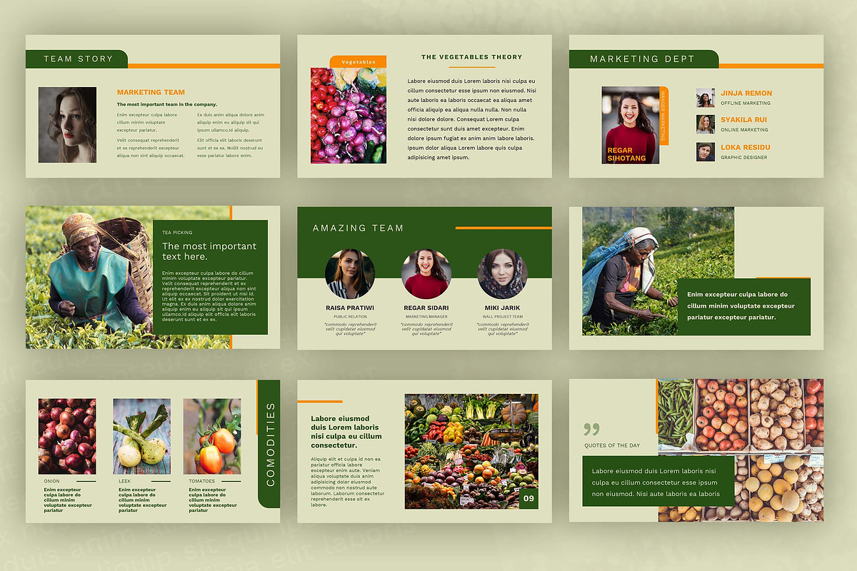 Google Slide - Agrogreen Plantation, a Presentation Template by Yolk Vibes (Photo 5 of 9)