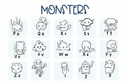MONSTERS| Symbols Fonts, a Symbol Font by Sirinart (Thumbnail 3 of 7)