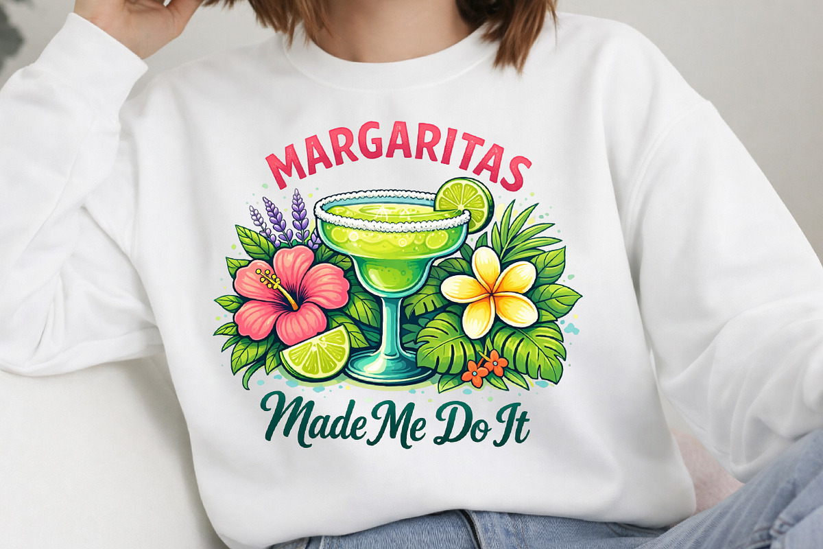 Margarita Sublimation Design PNG, an Illustration by DreamArtGraphic (Photo 3 of 4)