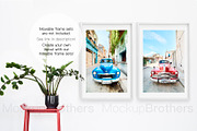 living room mockup, mock up 44, a Print Template by MockUpBrothers (Thumbnail 4 of 5)