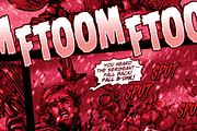 Battle Damaged - ragged comic font, a Font by Comicraft Fonts (Thumbnail 3 of 4)