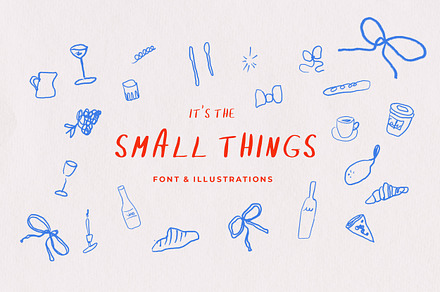 Handwritten Font + Hand Drawn Icons, a Handwritten Font by Laras Wonderland