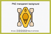 Camping and Hiking Icons Set Vector, an Icon by Designfour (Thumbnail 4 of 4)