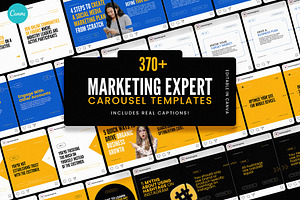 Marketing Expert Carousel Templates