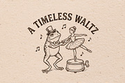 A timeless waltz illustration, an Animal Illustration by Vectorlina (Thumbnail 1 of 4)