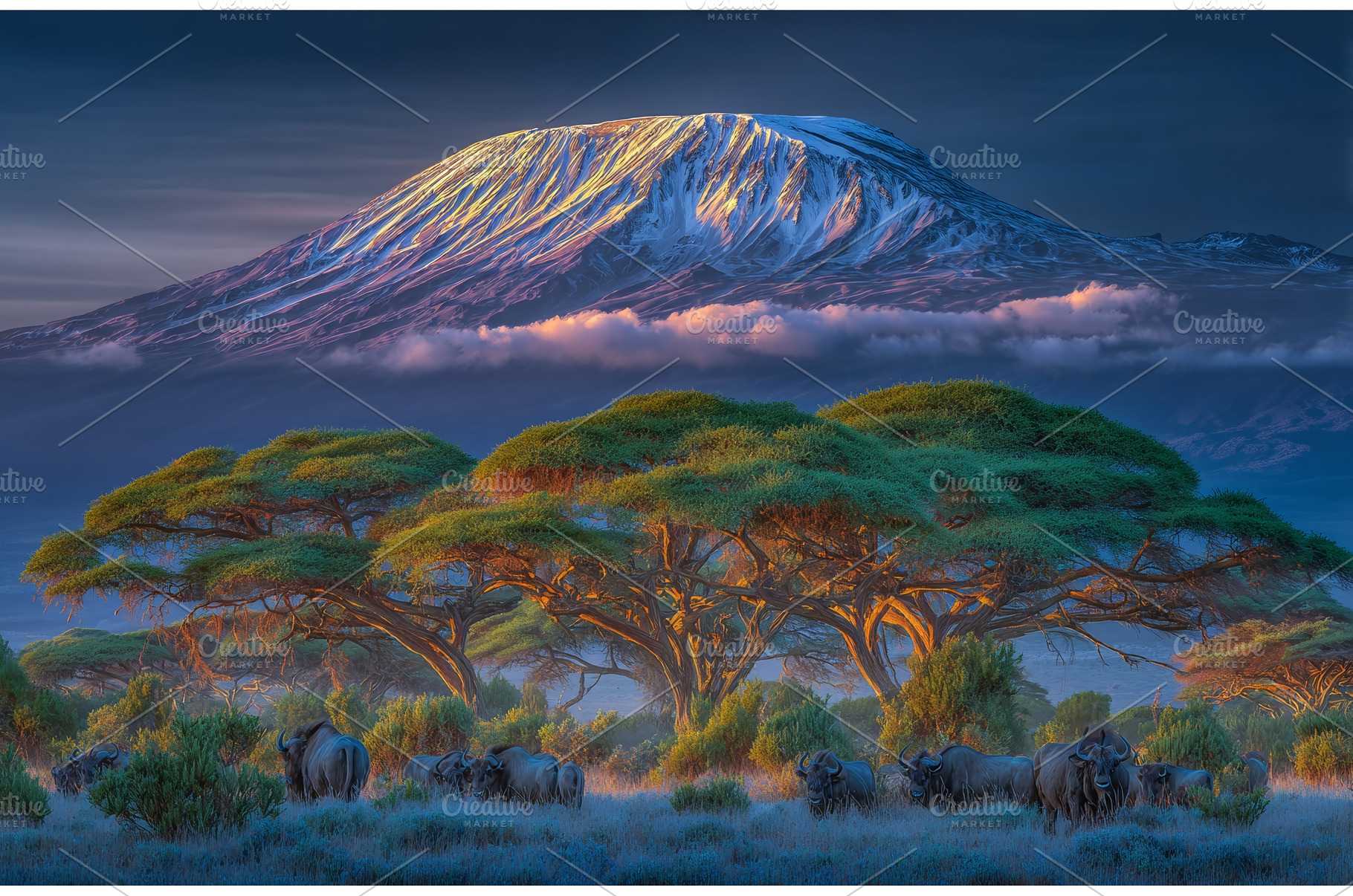 In Amboseli, Kenya, Mount, a Nature Photo by ZinetroN