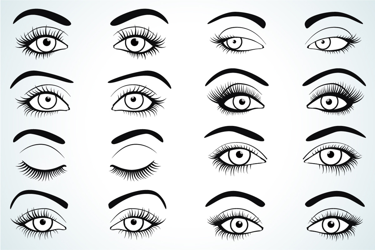 Realistic Eyes Vector Set, a Graphic by KannaaDesign (Photo 3 of 4)