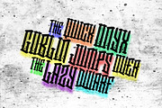 Steam Gear (Duo Font) SS, a Blackletter Font by JFK Juan Jeje (Thumbnail 5 of 9)