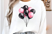 Pink and Black Birthday PNG, an Illustration by SinaCreation (Thumbnail 6 of 10)