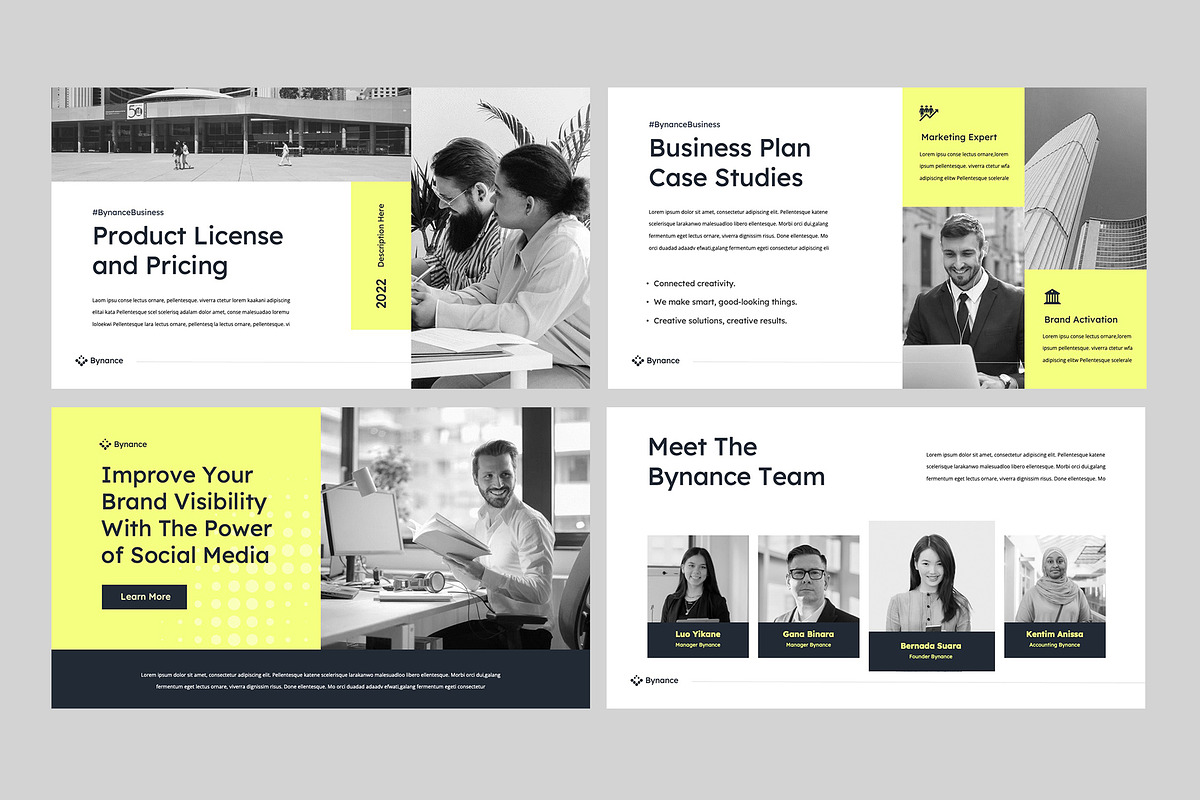 BYNANCE - Powerpoint Template, a Presentation Template by rgbryand (Photo 4 of 7)