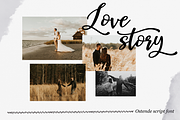 Ostende, a Script Font by Larin Type Co. (Thumbnail 3 of 9)
