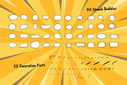 Comic Speech Bubbles Collection 1, an Object Graphic by itefan Studio (Thumbnail 3 of 3)