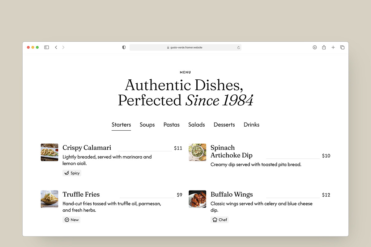 Gusto Verde – Restaurant Template, a Landing Page Template by Pixsellz (Photo 3 of 4)