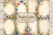 Pastel Easter Ephemera Junk Journal, a Decorative Illustration by GlamArtZhanna (Thumbnail 1 of 9)