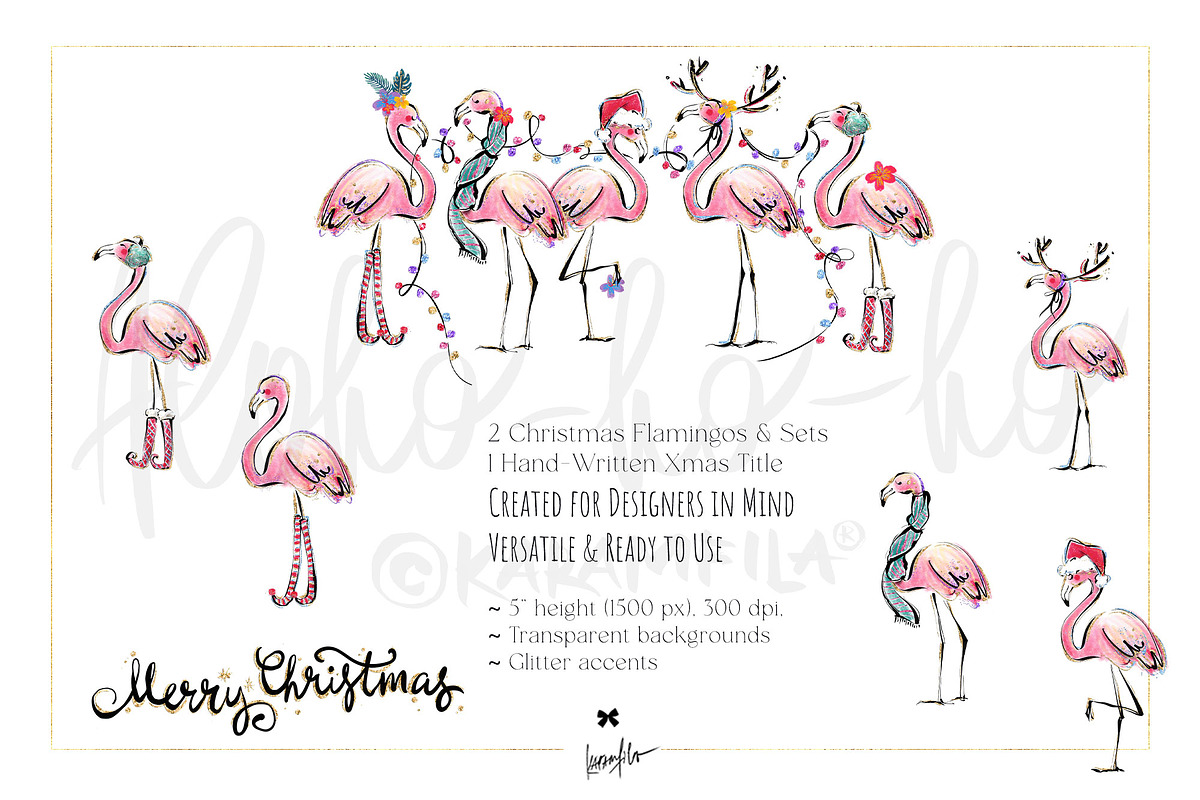 Tropical Santa Christmas PNG Clipart, a Seasonal Illustration by KaramfilaS (Photo 3 of 35)