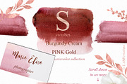 Burgundy flowers USA states, an Illustration by LABFcreations (Thumbnail 10 of 10)