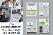 Vintage Newspaper Template, a Magazine Template by ZoloDesignHub (Thumbnail 1 of 10)