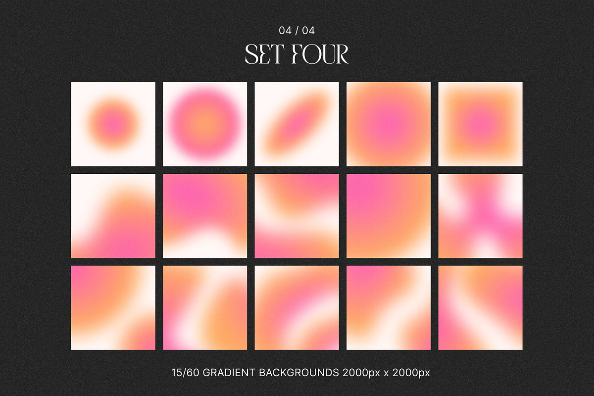 Cosmic Aura Gradient Backgrounds, a Texture Graphic by Studio K (Photo 5 of 6)