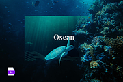 Osean - Google Slide Template, a Presentation Template by Pixelz Studio (Thumbnail 1 of 10)