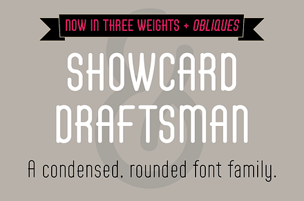 Showcard Draftsman Family